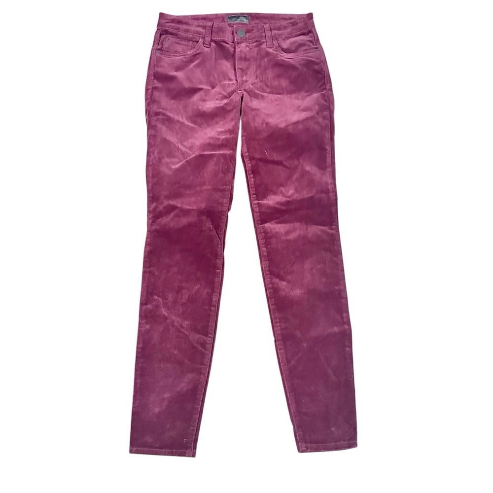 Kut from the Kloth Diana Corduroy Skinny Pants in Plum - 2 - Picture 3 of 7